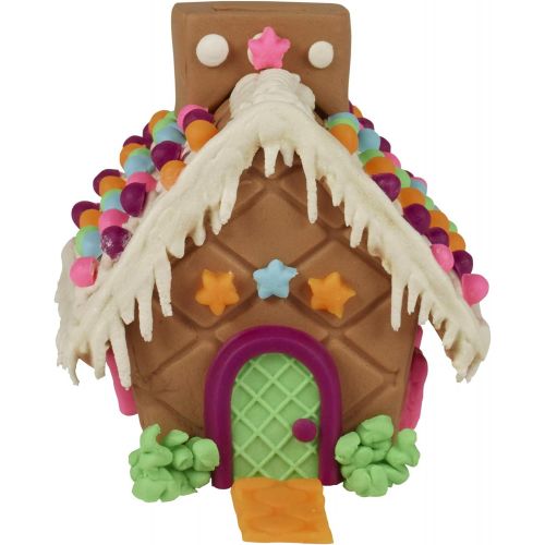  [아마존베스트]Play-Doh Builder Gingerbread House Toy Building Kit for Kids 5 Years and Up with 6 Non-Toxic Colors - Easy to Build DIY Craft Set