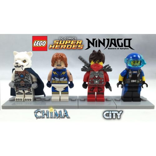  LEGO 4 Minifigures Boxed Giftset Cube 2015 - Superheroes, Chima, Ninjago, and City Themes