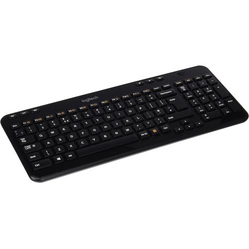 로지텍 Logitech Wireless 2.4GHz Keyboard K360 UK layout with USB unifying receiver