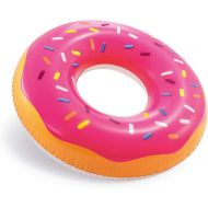 Intex Pink Frosted Donut Tube Pool Float, 39in x 10in