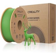Creality Hyper PLA Filament 1.75mm, 3D Printer Filament, for High-Speed Printing, Neatly Wound Filament, Durable and Strong Toughness Dimensional Accuracy +/-0.02mm, 2.2lbs(1kg)/Spool (Green)