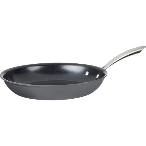  Cuisinart GG22-30 Hard Anodized 12-Inch Skillet GreenGourmet, Black/Stainless Steel