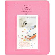Fancyme 64 Pockets 3 Inch Mini Film Photo Album Compatible with Fujifilm Instax Mini 11 9 8 7s 90 70 LiPlay Instant Camera Link Phone Printer Photo Book Name Card Holder