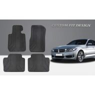 HD-Mart Car Floor Mat Rubber for BMW 3/4 Series F30 F31 F32 F33 F36 2012-2013-2014-2015-2016-2017-2018,Custom Fit All Weather Heavy Duty & Odorless