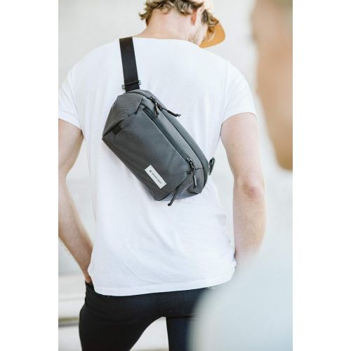  HEIMPLANET Original Transit Line Sling Pocket XL Waterproof Waist Pack Made of Durable and Sustainable DYECOSHELL Adjustable and Detachable Belt Buckle Supports 1% for The Planet (