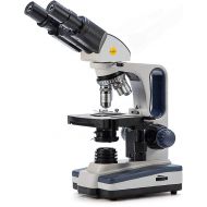 [아마존베스트]Swift SW350B 40X-2500X Magnification, Siedentopf Binocular Head, Research-Grade Compound Lab Microscope with Wide-Field 10X and 25X Eyepieces, Mechanical Stage, Abbe Condenser