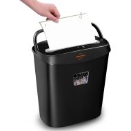 Paper Shredder,VidaTeco 8-Sheet Cross-Cut Shredder with US Patented Cutter,Also Shreds Card/Staple/Clip,Paper Shredder for Home Office,Durable&Fast with Jam Proof System,3.9-Gallon