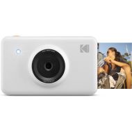 KODAK Mini Shot Instant Print Digital Camera LCD Display, Premium Quality Full Color Prints (White) None Bluetooth, KOD-MSWNBT
