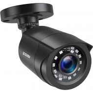 [아마존베스트]ZOSI 2.0MP HD 1080P Hybrid 4-in-1 TVI/CVI/AHD/CVBS Security Bullet CCTV Cameras,Indoor Outdoor,80ft Night Vision,Compatible for HD-TVI, AHD, CVI, and CVBS/960H Analog Surveillance
