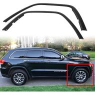 Front Fender Flare Compatible with 2011-2016 Jeep Grand Cherokee Textured Black, ABS Plastic,Model CH1291106 1MP38RXFAE (Driver Left Side-1)