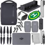 DJI Mavic 2 Fly More Kit with Starter Accessory Bundle  Includes: 3X Protective Battery Bag + Landing Gear Extensions/Stabilizers + Lens Hood + Microfiber Cleaning Cloth