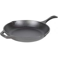 Lodge Chef Collection 10 Inch Cast Iron Chef Style Skillet. Seasoned and Ready for the Stove, Grill or Campfire. Made from Quality Materials for a Lifetime of Sauteing, Baking, Fry