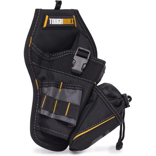  ToughBuilt - Drill Holster w/Multiple Tool Loops and Angled Design To Evenly Balance Weight On Belt - (TB-220-B)