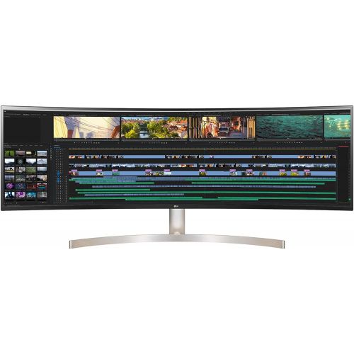  LG 49WL95C-W 49-Inch Curved 32: 9 Ultrawide Dqhd IPS with HDR10 and USB Type-C,49 Inch Curved - 32:9 DQHD Resolution