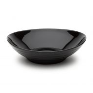 Mikasa Swirl Black Individual Pasta Bowl, 32-Ounce