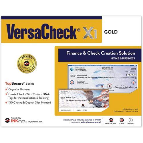  VersaCheck CS21G-1158 Studio VS 11 for Home and Business - Finance Software and Check Validation