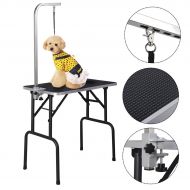 Love Pets Love New 32 Adjustable Pet Dog Cat Grooming Table Top Foam W/Arm&Noose Rubber Mat