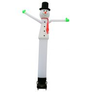 LookOurWay Snowman 15ft Air Dancers Inflatable Tube Man Complete Set with 1 HP Sky Dancer Blower