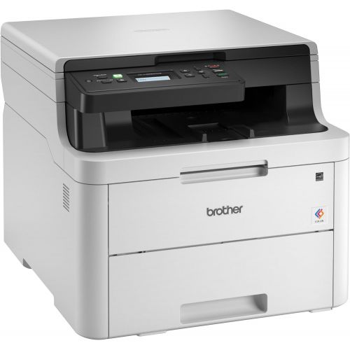 브라더 Brother HL-L3290CDW Compact Digital Color Printer Providing Laser Printer Quality Results with Convenient Flatbed Copy & Scan, Wireless Printing and Duplex Printing, Amazon Dash Re
