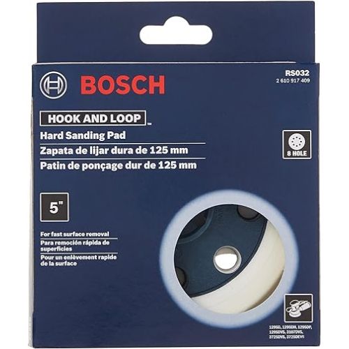  BOSCH RS032 8-hole Hook & Loop Hard Backing Pad
