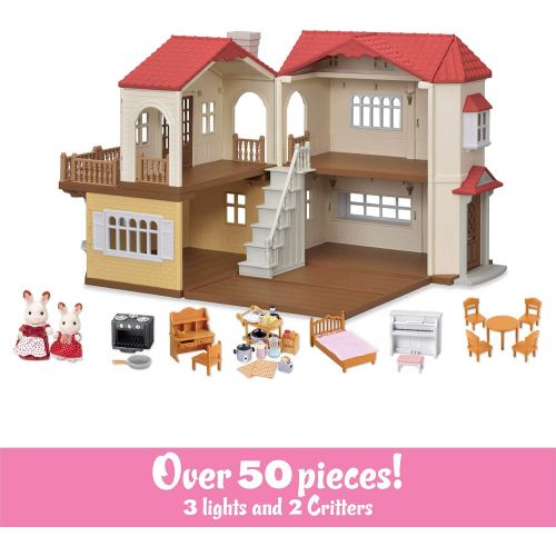  Visit the Calico Critters Store Calico Critters Red Roof Country Home Gift set