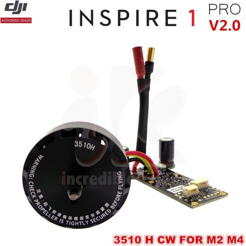 디제이아이 DJI Inspire 1 PRO V2.0 Drone WM610 3510H M2,M4 Brushless CW Clockwise Motor, ESC