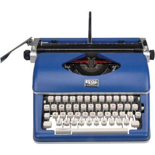 [아마존베스트]Royal Exclusive 79106B Classic Manual Typewriter (Blue)