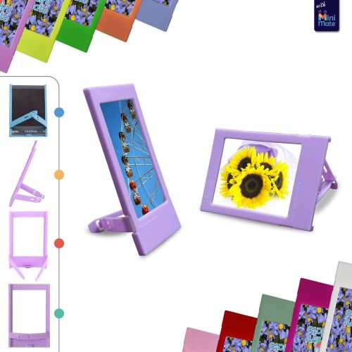 후지필름 Fujifilm Instax Mini 11 Instant Camera Blush Pink + MiniMate Accessories Bundle + Fuji Instax Film Value Pack (40 Sheets) Accessories Bundle, Color Filters, Album, Frames