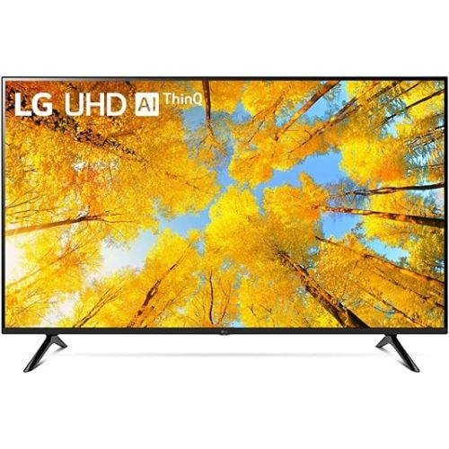  LG 50UQ7570PUJ 50 Inch 4K UHD Smart webOS TV Bundle with Premiere Movies Streaming + 37-100 Inch TV Wall Mount + 6-Outlet Surge Adapter + 2X 6FT 4K HDMI 2.0 Cable