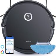 ECOVACS DEEBOT OZMO U2 Pro Robot Vacuum Cleaner 2 in1 Vacuum and Mop, Extra Pet Care Kit 800ml Large Dustbin & Tangle-Free Brush, Ideal for Pet Hair, No-Go Zones, 2.5Hrs Run Time,