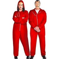 Party City Money Heist Halloween Costume for Adults, Plus Size, Includes Jumpsuit Mask