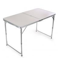 REDCAMP Portable Height Adjustable Aluminum Folding Camping Table FT-ACFT1