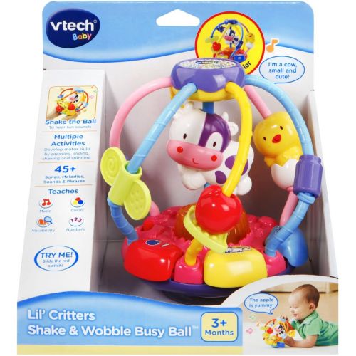 브이텍 VTech Baby Lil Critters Shake and Wobble Busy Ball Amazon Exclusive, Purple