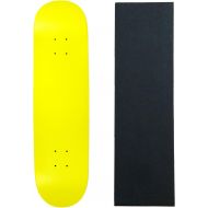 Moose Skateboard Deck Pro 7-Ply Canadian Maple NEON Yellow with Griptape