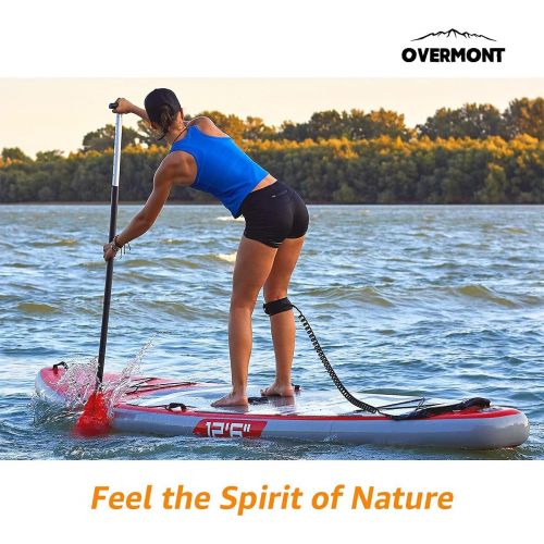  Overmont Kayak Paddle + Surf Leash Bundle