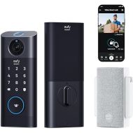 eufy Security Video Smart Lock S330, Chime Included, 3-in-1 Camera+Doorbell+Fingerprint Keyless Entry,BHMA, WiFi Door Lock,App Remote Control,2K HD,No Monthly Fee,SD Card Required