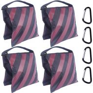 ABCCANOPY Sandbag Photography Weight Bags for Video Stand,4 Packs (Burgundy)
