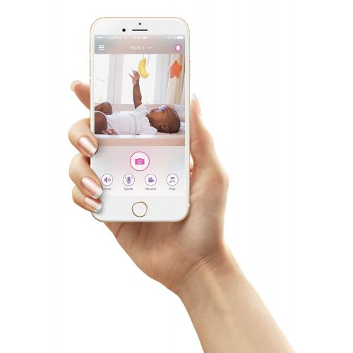 아이베이비 [무료배송]Visit the iBaby Store iBaby Smart WiFi Baby Monitor M7 Lite, 1080P Full HD Camera, Two Way Talk, Temperature Sensor, Night Vision, Wake Up and Bedtime Music, Remote Pan and Tilt with Smartphone App for
