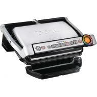 T-fal GC7 Opti-Grill Indoor Electric Grill, 4-Servings, Automatic Sensor Cooking, Silver