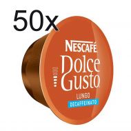 50 x Nescafe Dolce Gusto Lungo Decaffeinated Capsules