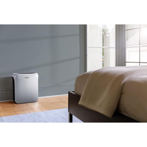  Oreck Air Response Air Purifier, HEPA and Carbon Filtration For Home, Quiet, Medium, Silver, WK16001