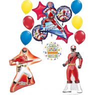 Mayflower Products Power Rangers Birthday Party Supplies Unleash the Power Balloon Bouquet Decorations with Ninja Steel and Megaforce Jumbos
