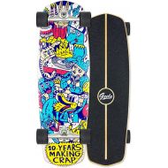 EEGUAI Skateboard Complete 7 Layer Maple Wood Deck,Double Kick Deck Concave Cruiser Trick Skateboard for Girls Boys Kids Teens Adults (Color : A)