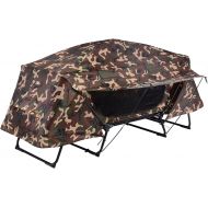Yescom Folding Oversized Single Tent Cot Camping Hiking Bed Portable Outdoor Rain Fly