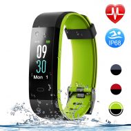 Letsfit Fitness Tracker with Heart Rate Monitor, Color Screen Smart Watch with Sleep Monitor, Step Counter, Calorie Counter, IP68 Waterproof Pedometer Watch for Kids Women Men