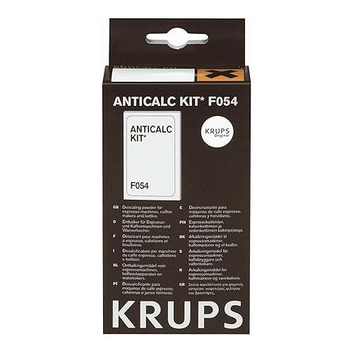  KRUPS F054 Descaling Powder for Kettles Coffee and Espresso Makers Fully Auto Machines EA8442 And EA8250