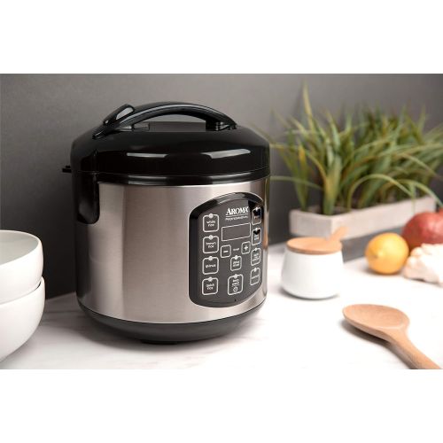  [아마존베스트]Aroma Housewares ARC-954SBD Rice Cooker, 4-Cup Uncooked 2.5 Quart, Professional Version