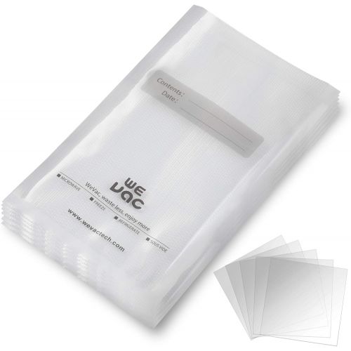  Wevac Vacuum Sealer Bags 100 Gallon 11x16 Inch for Food Saver, Seal a Meal, Weston. Commercial Grade, BPA Free, Heavy Duty, Great for vac storage, Meal Prep and Sous Vide