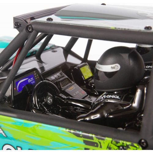  Axial Capra 1.9 Unlimited 4WD RC Rock Crawler Trail Buggy RTR with 2.4GHz 3-Channel Radio (Battery and Charger Not Included): 1/10 Scale, AXI03000T2 Green
