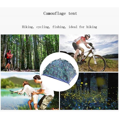  WUWUDIT CESULIS Protection Sun 2 People Automatic Camping Tent Waterproof Sun Shelter Tarp Outdoor Shade Canopy Compatible with Beach Party Picnic Family Vacation Mountaineering Te